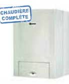 Chaudière murale Basse Température ELM LEBLANC EGALIS 24 Kw Chauffage seul sortie cheminée complète