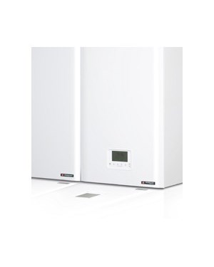 Chaudière Basse température au sol FRISQUET Prestige évolution Visio 25 Kw chauffage avec Ballon 120 L Ensemble Horizontal