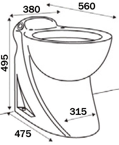 Broyeur cuvette monobloc SFA Sanicompact Pro Silence ECO+ 